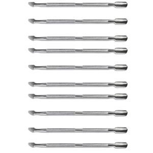 Juego de Herramientas de Manicura de Acero Inoxidable de Alta Calidad de 3 Piezas, Empujador de Cutículas, Removedor de Piel Muerta, para el Cuidado Profesional de las Uñas - Product Image 1