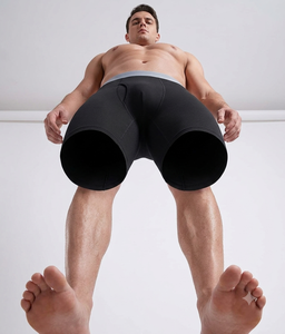 Ropa Interior Masculina de Algodón Exclusiva para Comercio Transfronterizo OEM, Estilo Europeo/Americano, Corte Medio, Transpirable y Cómoda, Calzoncillos Boxer de Punto - Product Image 3