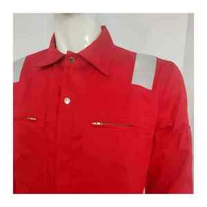 Combinaison de sécurité avec logo brodé, combinaison industrielle réfléchissante avec bande réfléchissante, fabricant mondial de vêtements de travail en gros - Product Image 2
