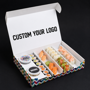 Best Selling Biodegradable Eco-Friendly Paperboard Cookie <b>Box</b> Dividers Cake Donuts Sushi Pastry Bakery Customized Brownie - Product Image 3