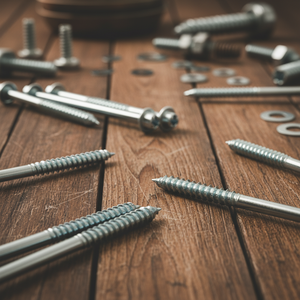 Class 4.8 & 6.8 Zinc Plated Carbon Steel Hex Head Partial Thread Lag <b>Screws</b> M6-M12 Metric/Inch DIN/ANSI Standard PDC Model 13 - Product Image 1