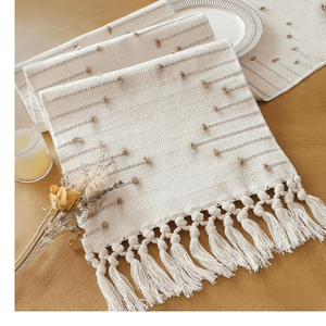 Runner da Tavolo Boho in Macramè da 72 Pollici con Nappe, Decorazione Rustica per Casa e Stanza, Ideale per Sala da Pranzo e Camera da Letto - Product Image 1