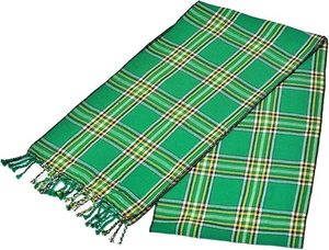 Echarpe Larga de Acrílico con Tartán Nacional Irlandés para Mujer, Diseño Escocés Highland, Ideal para Eventos Formales y Bandas de Gaitas - Product Image 4