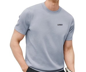 T-shirt pour homme 100% coton, col rond, manches courtes, imprimé, respirant, tricoté, décontracté - Product Image 5