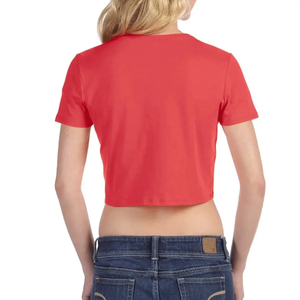 Haut court sexy en tricot pour l'été, débardeur décontracté de haute qualité avec appliqué et dos nu, style licou - Product Image 4