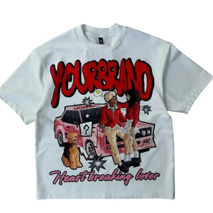 เสื้อยืดพิมพ์ลายพัฟฟ์สไตล์ล่าสุดสำหรับผู้ชาย สำหรับใส่สตรีทแวร์ โรงงานและผู้จัดจำหน่ายที่ดีที่สุด เสื้อยืดพิมพ์ลายพัฟฟ์ผู้ชาย เสื้อยืดผู้ชาย - Product Image 5