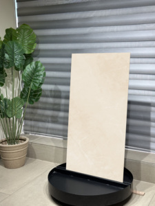Best Quality CARNEIGE BEIGE Ceramic Tile Polished Matt Finish Luxury Floor Wall Covering Modern Interior Available At Factory - Product Image 3