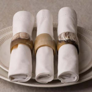 Anillo para Servilletas de Cuerno Pulido de Primera Calidad, Diseñado para Banquetes de Boda, Cenas y Decoración de Mesas de Restaurante - Product Image 3
