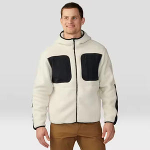 Meilleur Hoodie Tendance pour Homme en Polyester/Coton Uni Respirant, Style Urbain, Vêtement de Sport avec Logo Imprimé, Manches Longues en Sherpa - Product Image 1