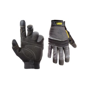 Guantes de seguridad de cuero resistentes a cortes, de alta calidad y construcción robusta, para mecánicos, en venta. - Product Image 4