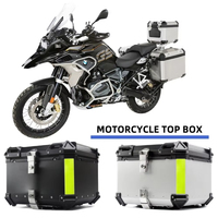 Nouveaux produits Boîte arrière en alliage d'aluminium 45L pour motos Boîte arrière en métal pour moto Boîte de rangement pour moto Top Case