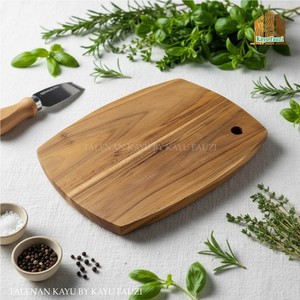 เขียงไม้สักเกรดพรีเมียมแบบปลายไม้ ขายส่ง |   ครัวทำมือ - Product Image 2