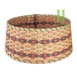 กระโปรงหวายลายต้นคริสต์มาสทำด้วยมือปกต้นไม้ผ้าทอโลโก้และบรรจุภัณฑ์ทำจากเวียดนามทำตามสั่ง - Product Image 2