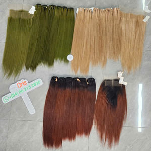 Cabello Humano Vietnamita 100% Virgen, Súper Doble Trama, Mechones Dobles a Máquina, Cabello Real, Color Rubio, Tendencia Actual - Product Image 3