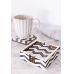 Sous-verres de luxe en os incrusté, faits à la main, pour la décoration de la maison - Product Image 2