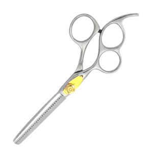 Ciseaux à effiler les cheveux en acier inoxydable de qualité supérieure, ciseaux professionnels pour barbier, outil de coiffure pour salon. - Product Image 4