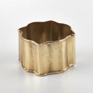 Adjustable Luxury Leaf Napkin <b>Ring</b> Table Accessories For Wedding Occasion Decoration <b>Cheap</b> Price - Product Image 5