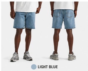 Shorts Bermuda en jean vert olive pour homme, taille mi-haute, fermeture éclair, logo frontal, décontracté, respirant, avec poches - Product Image 4
