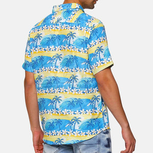 Camisas de Playa para Hombre, de Alta Calidad, Sólidas, Transpirables, Ecológicas, de Manga Corta, para Uso Casual de Verano - Product Image 3