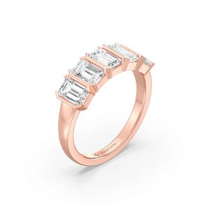 แหวนแต่งงานมรกตแบบ Eternity - Product Image 6