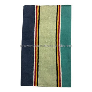 พรมผ้าคอตตอนถักแบบโบฮีเมียนพรมปูพื้นประตูทางเข้าทำด้วยมือหลากสี - Product Image 2