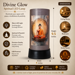 Buddha LED <b>Table</b> <b>Lamp</b> Spiritual Meditation Night Light Warm Glow Decorative Bedside Lantern Buddhist Home Temple Office Gift - Product Image 5