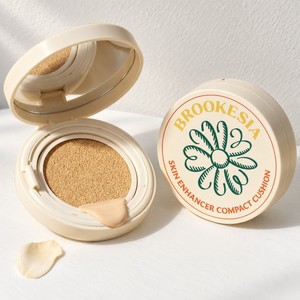 Base de maquillaje coreana en cojín Beurukesia Skin Enhancer Compact Cushion Glow 1.5 Light Rosy, base de maquillaje coreana en cojín. - Product Image 5