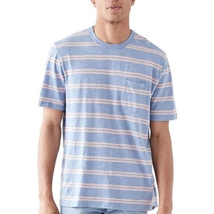 T-shirt pour homme 2023, impression personnalisée, prix de gros, nouveau design, col rond, manches courtes, confortable, 100% coton, séchage rapide - Product Image 3
