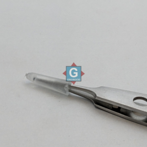 Pinzas quirúrgicas rectas para iris, kit quirúrgico Bishop Harman, pinzas delicadas de 8.5cm, fijación manual dentada - Product Image 6