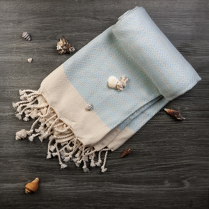 <b>Striped</b> Turkish Peshtemal Beach <b>Towel</b> Quick-Dry Water Absorbent Square Hammam <b>Bath</b> <b>Towel</b> for All-Season Use - Product Image 2