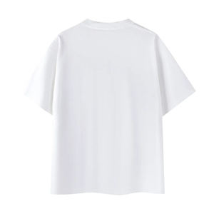 Camiseta de manga acanalada Sorina de secado rápido y refrigerante, personalizable con logo impreso, de algodón liso. - Product Image 2