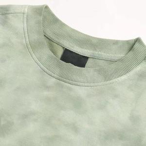 Men Olive Tie Dye T Shirt Oversized Drop Shoulder Blank Streetwear Tee Men Green Tie Dye Oversized T Shirt Vintage Washed Cotton - Product Image 6