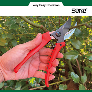 SONO J334 Bypass <b>Pruner</b> Durable and Sharp PTFE Coated Carbon Steel Blades Plastic Handle Right-Handed for DIY & Industrial Use - Product Image 3
