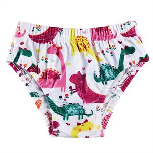 Ensemble bikini imprimé dessin animé pour femme, haut dos croisé, taille haute, bretelles à nouer, soutien-gorge triangle, volants extensibles, motif tricoté, Spandex/Nylon - Product Image 2