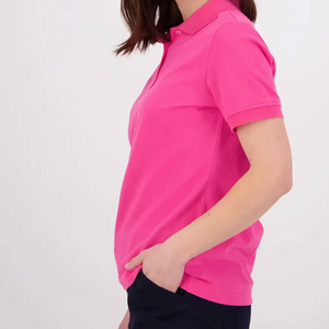 Polo personnalisé à manches courtes pour femmes, sublimation, taille standard adulte, unisexe, coupe ajustée, été. - Product Image 3