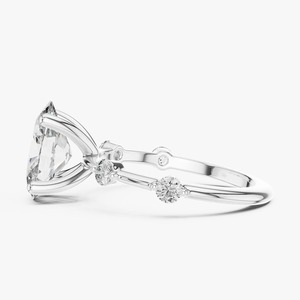 Oval Dot Band <b>Ring</b> Elegant Minimalist <b>Women</b>’s <b>Fashion</b> Jewelry Classic Everyday Wedding Anniversary Gift - Product Image 1