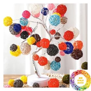 ลูกบอลหวายกลมขนาด 3 ซม. 5 ซม. 7 ซม. ลูกบอลตกแต่งแบบสานสำหรับงาน DIY ตกแต่งบ้าน งานปาร์ตี้ งานแต่งงาน และทำของขวัญ - Product Image 6