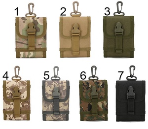 5.5inch Tactical <b>Mobile</b> <b>Pouch</b> Case Utility Molle Waist <b>Belt</b> with Zipper Closure Cell <b>Phone</b> <b>Pouch</b> Bag - Product Image 6
