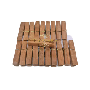 Wholesale Custom Decorative Wooden Pegs Eco-Friendly Bamboo Mini Clothes <b>Clips</b> from Vietchoice Vietnam Best Price High Quality - Product Image 5