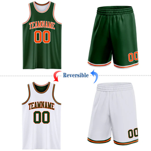 Basketball Sportswear Reversible Basketball Uniform Jersey Supplier - Product Image 2