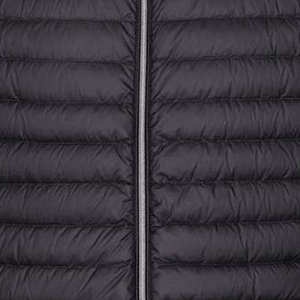 <b>Men's</b> <b>Black</b> Polyester/Nylon Puffer <b>Vest</b> Stand Collar Zipper Closure Windproof Quick Dry Breathable Casual Winter Outerwear - Product Image 4