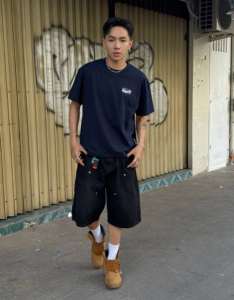 T-shirt surdimensionné OEM ODM 100% coton, sérigraphié, broderie 3D, écologique, respirant, personnalisable, unisexe, 260 grammes - Product Image 4