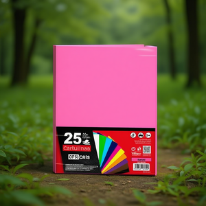 Papel Cartulina Rosa Fussia para Manualidades - Product Image 3
