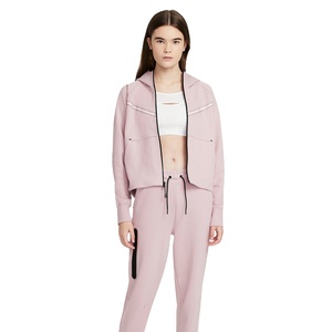 Jogging court pour femmes, survêtement 2 pièces en velours, tricoté, personnalisé, design simple - Product Image 1