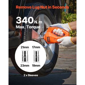 Martinetto Elettrico per Auto 5 Tonnellate/11000 Libbre con Gonfiatore Integrato 12V per Sostituzione Pneumatici e Manutenzione Veicoli - Product Image 5