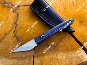 มีดคอเหล็กกล้าไร้สนิมคุณภาพพรีเมียมขนาด 2 นิ้ว ด้ามไม้ - มีดอเนกประสงค์ EDC สำหรับขายส่ง ถูกกฎหมาย รับผลิตแบบ OEM พร้อมปรับแต่งได้ - Product Image 2