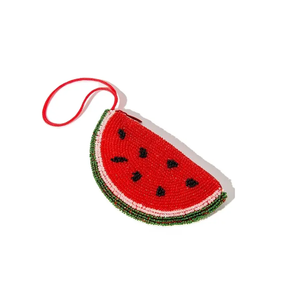 Porte-clés en forme de poire perlé, accessoire de mode pour sac, motif feuille verte - Product Image 3