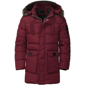 Veste matelassée à capuche de qualité supérieure pour l'hiver - Coupe-vent, écologique, streetwear avec personnalisation du logo sur le devant - Product Image 4