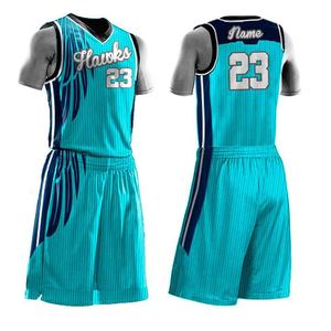 Uniformes de baloncesto personalizados para hombres, ropa de baloncesto transpirable de talla grande, traje con costura trasera, Jersey para niños - Product Image 1