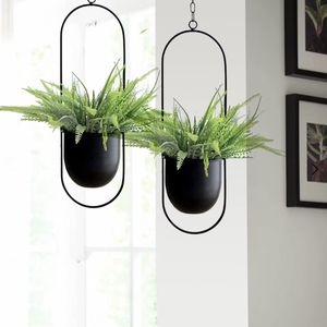 Pot suspendu en fer au design fantastique, taille personnalisée, forme ronde, pour plantes vertes d'intérieur et d'extérieur, pots en fer en solde - Product Image 5